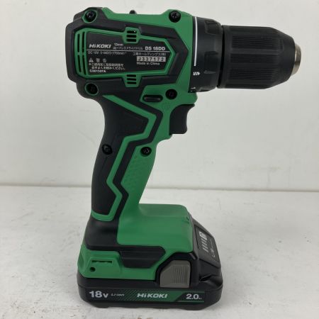 ЗЗ HiKOKI ハイコーキ 18v 13mm コードレスドライバドリル バッテリーx2 充電器 ケース付 DS18DD グリーン