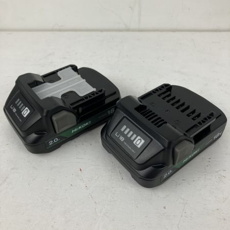 ЗЗ HiKOKI ハイコーキ 18v 13mm コードレスドライバドリル バッテリーx2 充電器 ケース付 DS18DD グリーン