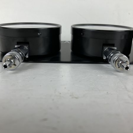 ЗЗ Toolsisland 4連バキュームゲージセット ケース付 レギュレーター 負圧測定 改良型 ブラック