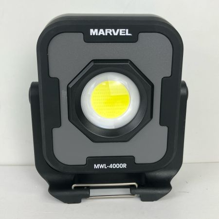 ЗЗ MARVEL 4000lm 充電式LEDワークライト USBケーブル ACアダプター付 MWL-4000R ブラック