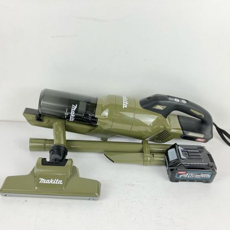 ЗЗ MAKITA マキタ 40v 充電式クリーナー バッテリー×1 ノズル付 ※充電器なし CL003G オリーブ