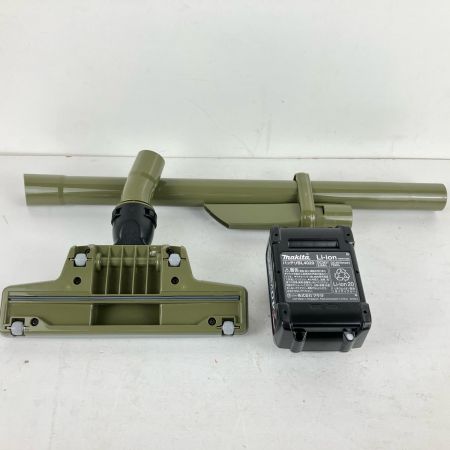 ЗЗ MAKITA マキタ 40v 充電式クリーナー バッテリー×1 ノズル付 ※充電器なし CL003G オリーブ