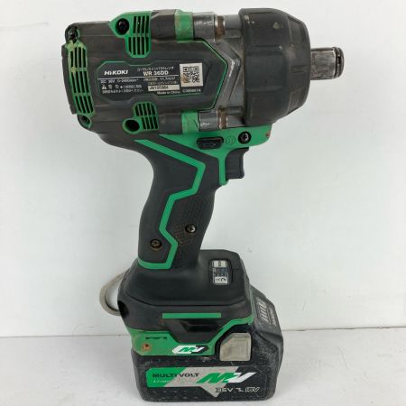 ЗЗ HiKOKI ハイコーキ 36v 19mm 充電式インパクトレンチ バッテリー×1付 ※充電器なし WR36DD グリーン