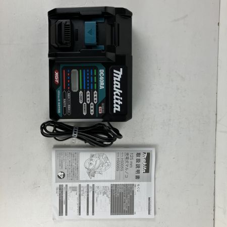 ЗЗ MAKITA マキタ 40v 125mm 充電式丸のこ バッテリーx2 充電器 ケース付 HS005G ブルー