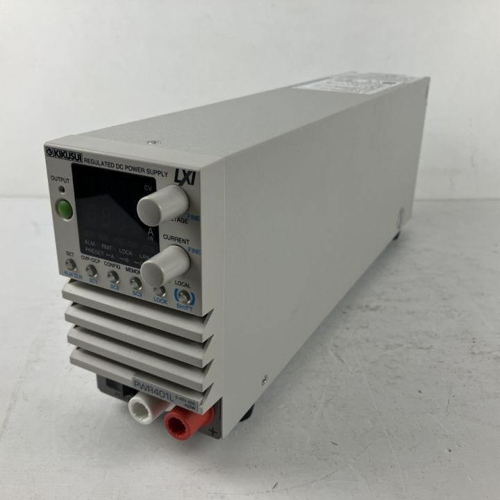 ЗЗ KIKUSUI コンパクト・ワイドレンジ 直流安定化電源 PWR401L