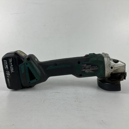 ЗЗ MAKITA マキタ 18v 100mm 充電式ディスクグラインダ バッテリーx1付 GA404DN ブルー