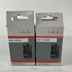 ЗЗ BOSCH ボッシュ 10.8v 2.0Ah バッテリー 2個セット A1020LIB ブラック Sランク