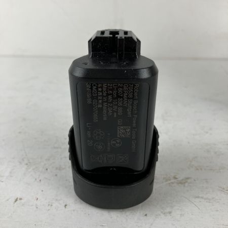 ЗЗ BOSCH ボッシュ 10.8v 2.0Ah バッテリー 2個セット A1020LIB ブラック