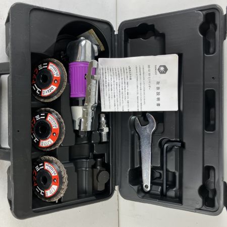 ЗЗ YANASE 58mm 常圧 ミニサンダー カプラ 研磨ディスク 取説 ケース付 AGS-58 シルバー×パープル