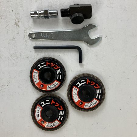 ЗЗ YANASE 58mm 常圧 ミニサンダー カプラ 研磨ディスク 取説 ケース付 AGS-58 シルバー×パープル