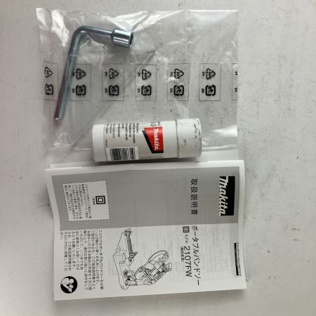 ЗЗ MAKITA マキタ 100v ポータブルバンドソー スタンド 取説付 2107FW ブルー