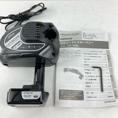 ЗЗ HITACHI 日立 10.8v 充電式セーバーソー 充電器 バッテリー×1 ケース付 CR10DL ピンク×ブラック