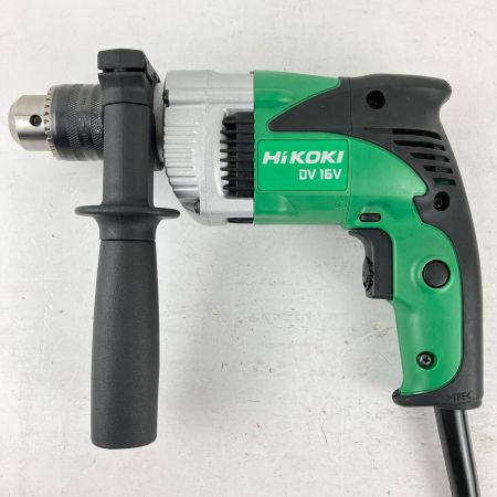 ЗЗ HiKOKI ハイコーキ 100v 16mm 振動ドリル ハンドル ケース付 DV16V グリーン×ブラック