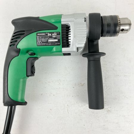 ЗЗ HiKOKI ハイコーキ 100v 16mm 振動ドリル ハンドル ケース付 DV16V グリーン×ブラック