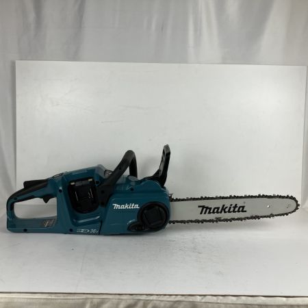 ЗЗ MAKITA マキタ 18v+18v 350mm 充電式チェーンソー ※バッテリー、充電器無し MUC353D ブルー