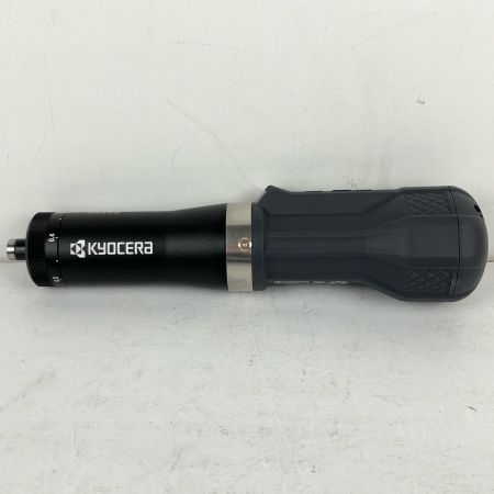 ЗЗ KYOCERA キョウセラ 充電式インサート交換ドライバー USBケーブル ビットセット 取説 箱付 DTD500 ブラック