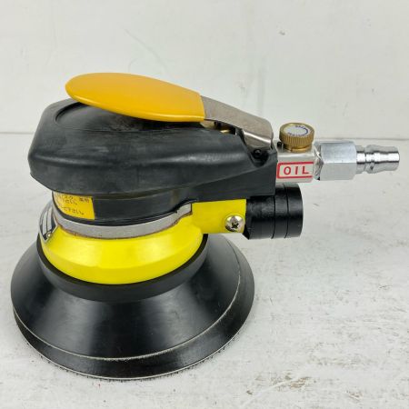 ЗЗ COMPACT TOOL 常圧 123mm 吸塵式ダブルアクションサンダー 吸塵バッグ スパナ ホース付 910CD ブラック×イエロー