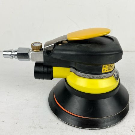 ЗЗ COMPACT TOOL 常圧 123mm 吸塵式ダブルアクションサンダー 吸塵バッグ スパナ ホース付 910CD ブラック×イエロー