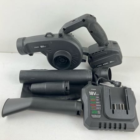 ЗЗ DCM ディーシーエム 18v 充電式ブロワ 充電器 バッテリー×1 ノズル付 ブラック