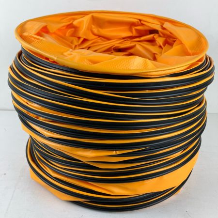 ЗЗ suiden Φ320ｍｍ×5ｍ 送風機用ダクト フレキシブルダクト 片ひも式 箱付 SJFD-320PC オレンジ