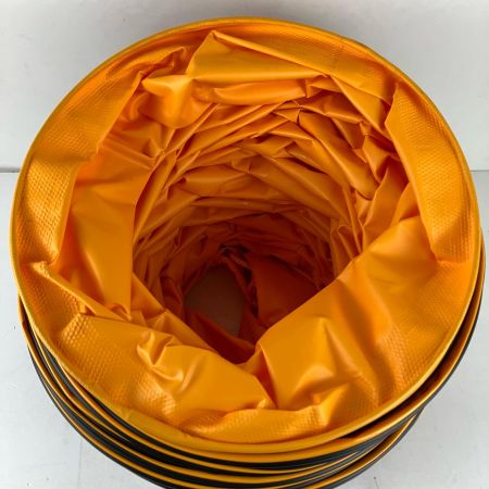 ЗЗ suiden Φ320ｍｍ×5ｍ 送風機用ダクト フレキシブルダクト 片ひも式 箱付 SJFD-320PC オレンジ