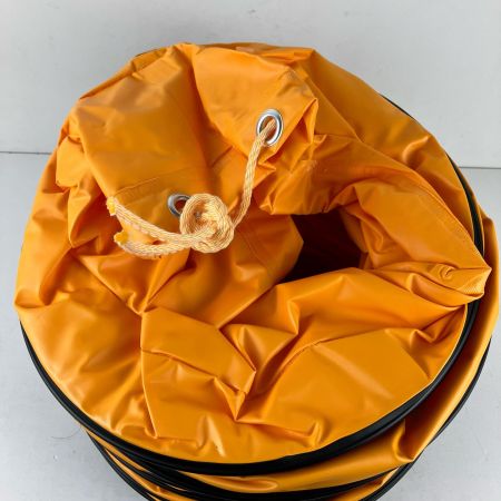 ЗЗ suiden Φ320ｍｍ×5ｍ 送風機用ダクト フレキシブルダクト 片ひも式 箱付 SJFD-320PC オレンジ