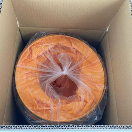 ЗЗ suiden Φ320ｍｍ×5ｍ 送風機用ダクト フレキシブルダクト 片ひも式 箱付 SJFD-320PC オレンジ