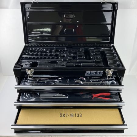 ЗЗ 藤原産業 SK11 整備工具セット 133点組 取説付 SST-16133BK ブラック
