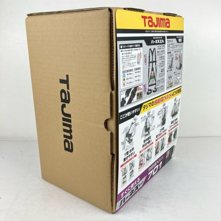 ЗЗ TAJIMA タジマ Lサイズ フルハーネス型安全帯 巻取式ダブルランヤード 箱付 SEGNES701L ブラック