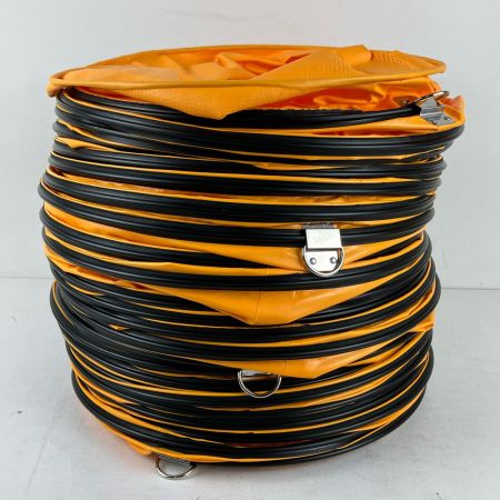 ЗЗ suiden Φ320ｍｍ×5ｍ 送風機用ダクト フレキシブルダクト 片ひも式 箱付 SJFD-320PC オレンジ