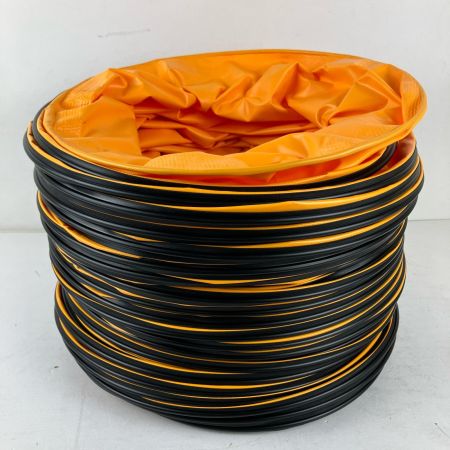 ЗЗ suiden Φ320ｍｍ×5ｍ 送風機用ダクト フレキシブルダクト 片ひも式 箱付 SJFD-320PC オレンジ