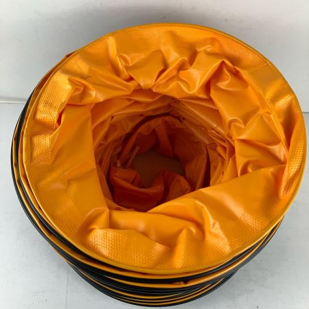 ЗЗ suiden Φ320ｍｍ×5ｍ 送風機用ダクト フレキシブルダクト 片ひも式 箱付 SJFD-320PC オレンジ