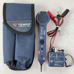 ЗЗ TEMPO 9v電池 ワイヤートレーサー トーンプローブ ケース付 200EP-G オレンジ×グレー Aランク