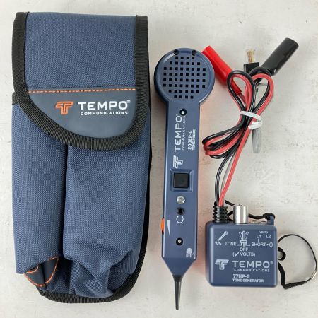 ЗЗ TEMPO 9v電池 ワイヤートレーサー トーンプローブ ケース付 200EP-G オレンジ×グレー