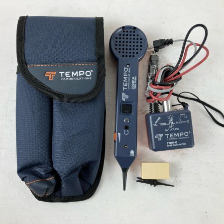 ЗЗ TEMPO 9v電池 ワイヤートレーサー トーンプローブ ケース付 200EP-G オレンジ×グレー