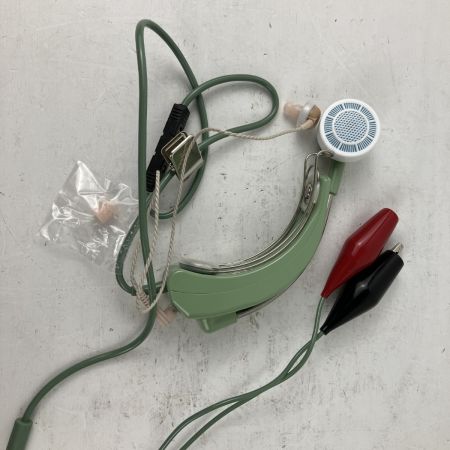 ЗЗ 岩通 線路試験用送受器 取説 外箱付 3790-2 グリーン