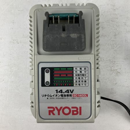 ЗЗ RYOBI リョービ 14.4v 充電式レシプロソー バッテリーx2 充電器 ケース付 BRJ-120 ブラック×グリーン
