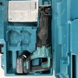 ЗЗ MAKITA マキタ 18v 充電式レシプロソー バッテリーx1 ケース付 JR187D ブルー Cランク