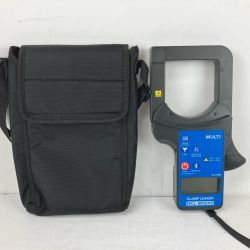 ЗЗ MULTI 単四電池×3 大口径デジタルクランプリーカ ケース付 MCL-800DXR ブラックｘブルー Bランク