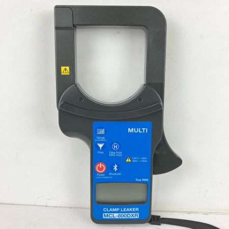 ЗЗ MULTI 単四電池×3 大口径デジタルクランプリーカ ケース付 MCL-800DXR ブラックｘブルー