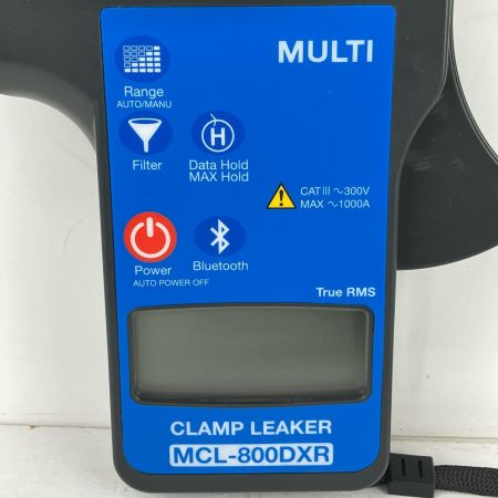 ЗЗ MULTI 単四電池×3 大口径デジタルクランプリーカ ケース付 MCL-800DXR ブラックｘブルー