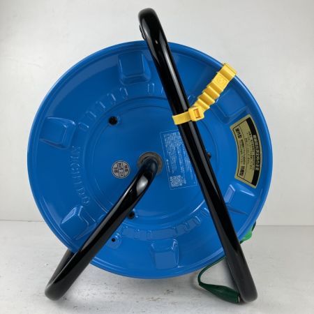 ЗЗ 日動工業 100v 30m ドラム コードリール 防雨防塵型 アース付 NPW-E33 ブルー
