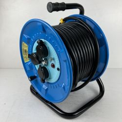 ЗЗ NICHIDO 日動 (2) 100v 30m ドラム コードリール 防雨防塵型 アース付 NPW-E33 Sランク