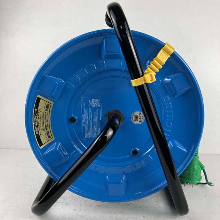 NICHIDO 日動 100v 30m コードリール ドラム NPW-E33 ブルー ЗЗ NICHIDO (2) 100v 30m ドラム コードリール 防雨防塵型 アース付