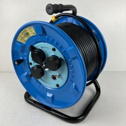 ЗЗ NICHIDO 日動 (3) 100v 30m ドラム コードリール 防雨防塵型 アース付 NPW-E33 Sランク