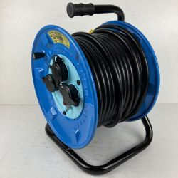 ЗЗ NICHIDO 日動 (4) 100v 30m ドラム コードリール 防雨防塵型 アース付 NPW-E33 Sランク