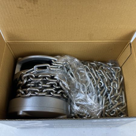 ЗЗ KITO キトー 0.5t 2.5m チェーンブロック 取説 検査成績書 外箱付 CX005 グレー