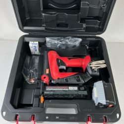 ЗЗ MAX マックス 14.4v 35mm 充電式タッカ 充電器 バッテリー×1 ケース付 TJ-35P1 レッド Bランク