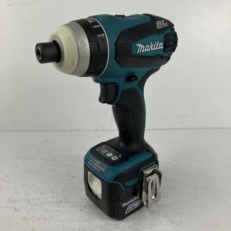 ЗЗ MAKITA マキタ 14.4v 充電式インパクトドライバ バッテリーx1 充電器 ケース付 TP131D ブルー