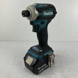 ЗЗ MAKITA マキタ 18v 充電式インパクトドライバ バッテリーx1付 TD171D ブルー Cランク